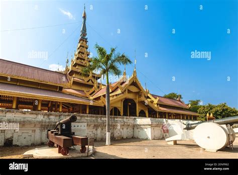 Mandalay palace of Mandalay located at Myanmar Burma Stock Photo - Alamy