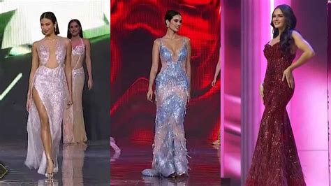 Evening gowns worn by Miss Universe Philippines 2022 Top 16 | PEP.ph