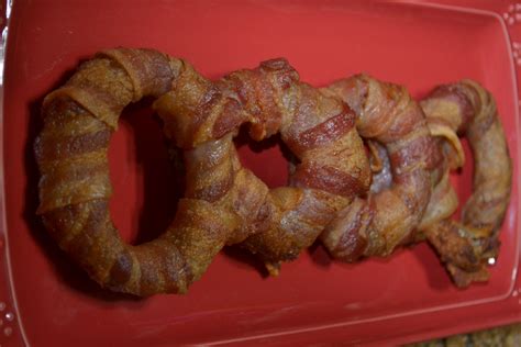 Bacon-Wrapped Onion Rings | Recipe | Bacon wrapped, Food network recipes, Bacon