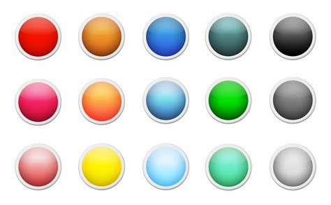 Round Button Vector Art, Icons, and Graphics for Free Download