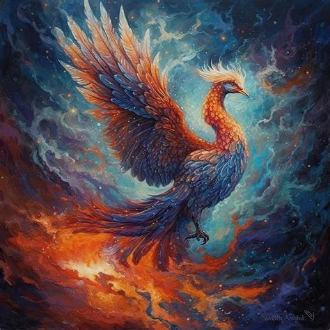 Phoenix full of colors Digital Art by Marek Sroka - Fine Art America