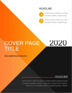 100+ MS Word Format Cover Page Templates | MS Word Cover Page Templates