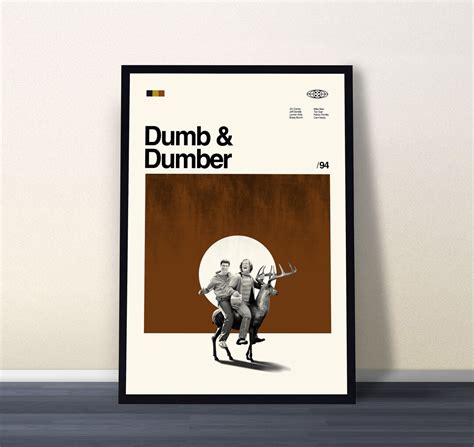 Dumb and Dumber Movie Poster, Dumb and Dumber Print, High Quality, Wall ...