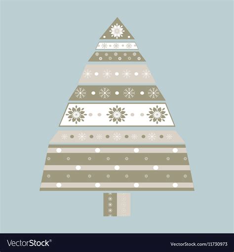 Christmas tree card background Royalty Free Vector Image