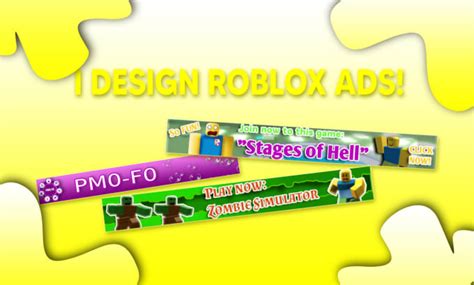 Design a roblox ad by Pacosponge | Fiverr