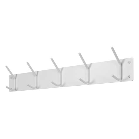 FUSION 5 Wall mounted coat rack - White