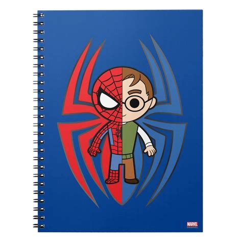 Spider-Man and Peter Parker Dual Identity Notebook Gender: unisex. Age ...