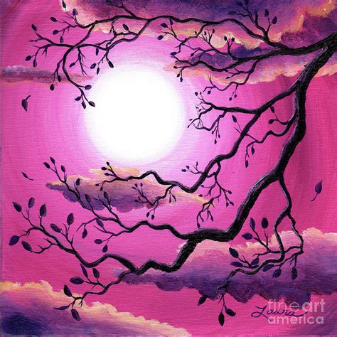 Acrylic Painting Moonlight - Painting Watercolor