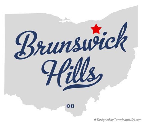 Map of Brunswick Hills, OH, Ohio