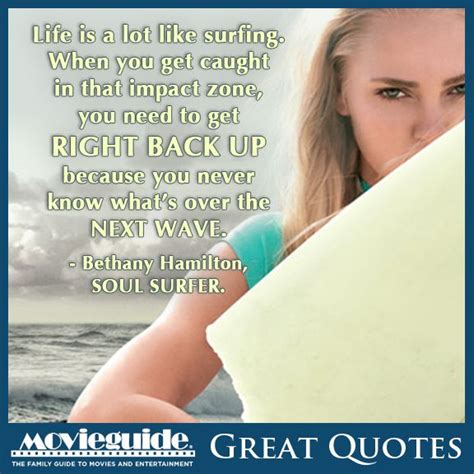 Bethany Hamilton, SOUL SURFER | Soul surfer, Soul surfer quotes, Surfing quotes