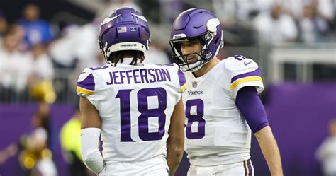 Justin Jefferson Defends Kirk Cousins amid Backlash, Says Vikings QB Is ...