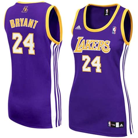 adidas Kobe Bryant Los Angeles Lakers Women's Replica Jersey-Purple