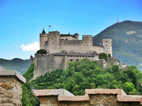 Hohensalzburg Fortress in Salzburg Austria has clearly stood the test ...