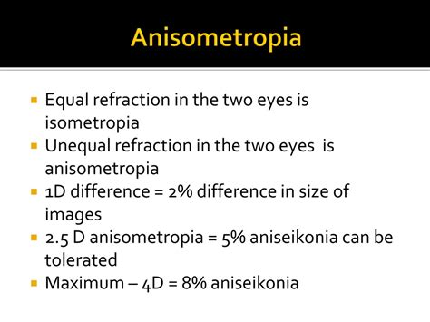 PPT - ANISOMETROPIA PowerPoint Presentation, free download - ID:9134573