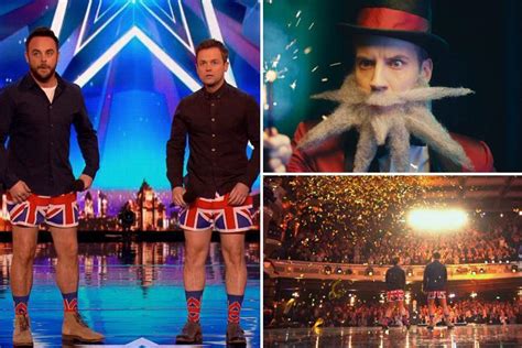 Britain's Got Talent hosts Ant and Dec run on stage in their pants in ...