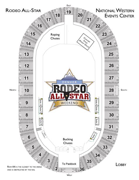 SEATING MAP | Rodeo All-Star