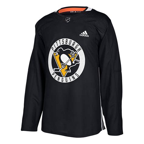 ADIDAS NHL Authentic Pro Pittsburgh Practice Jersey- Sr