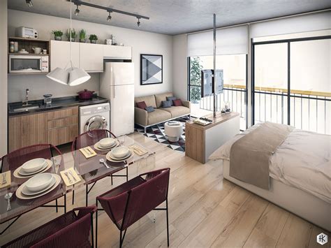 5 Small Studio Apartments With Beautiful Design