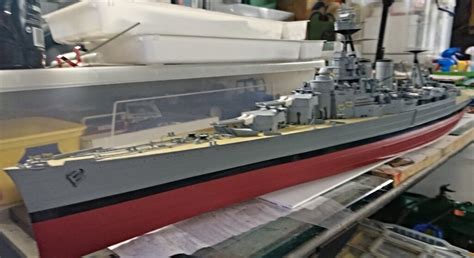 SCALE MODEL OF HMS HOOD 1-200 SCALE | in Newcastle, Tyne and Wear | Gumtree