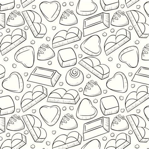 Free Vector | Flat design chocolate pattern