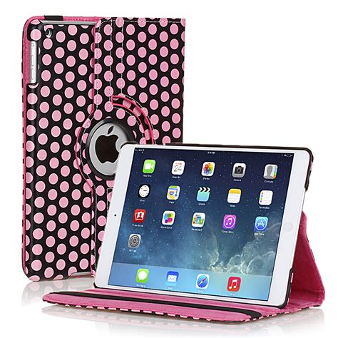 New Apple iPad Air 5 5th Gen 360 Rotating PU Leather Case Smart Cover ...