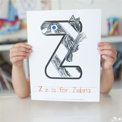 Animal Alphabet Z is for Zebra Craft