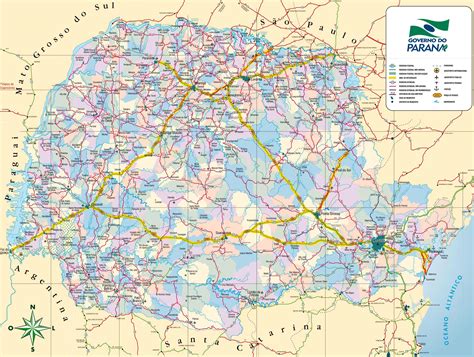 Mapa do Paraná