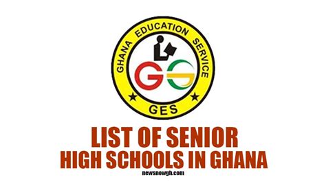 List of Senior High Schools (SHS) in Ghana 2022