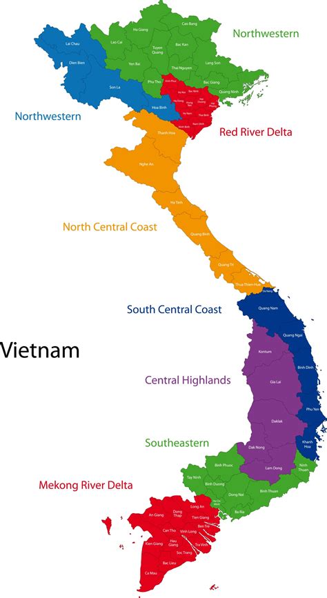 Map Of Vietnam Provinces