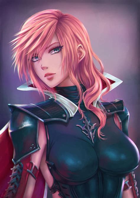 Amazing girl Claire Farron (Lightning): Final Fantasy XIII game fanart [Artist: LeoFoxArt ...