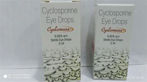 Cyclomune Cyclosporine Eye Drops, Packaging Type: Bottle, Packaging ...