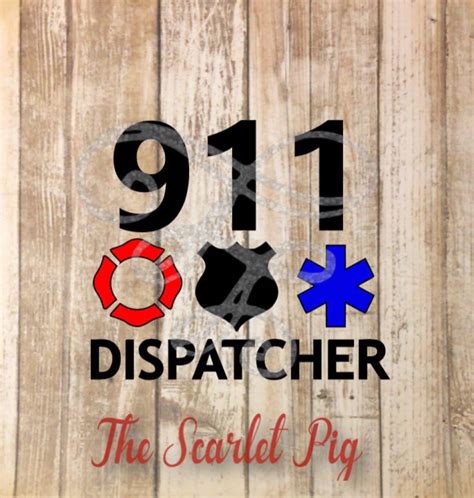 911 Dispatcher Svg, Dxf, Png, Eps, Pdf, Ambulance, Police, Fire Rescue, Emergency Services - Etsy