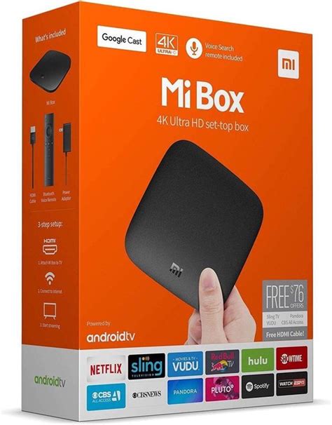 Xiaomi Mi Box S Wi-Fi 4K Ultra HD 8GB Black | bol