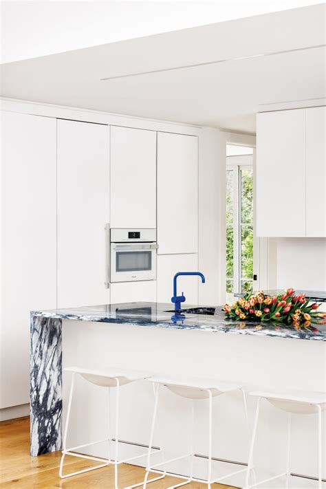 Marble Countertops Look Ravishing In Shades of Blue | domino