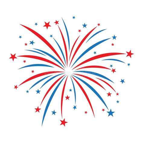 Fireworks Vector Icon Stock Vector - Image: 57791546