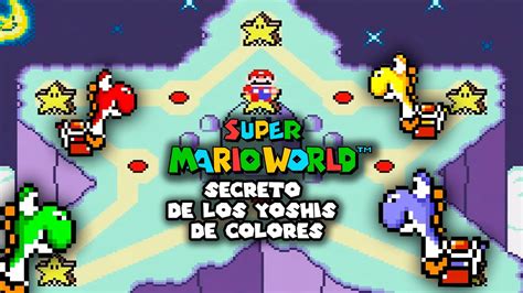 👉🏻CÓMO CONSEGUIR los YOSHIS de COLORES 🎨 SUPER MARIO WORLD🍄 - YouTube