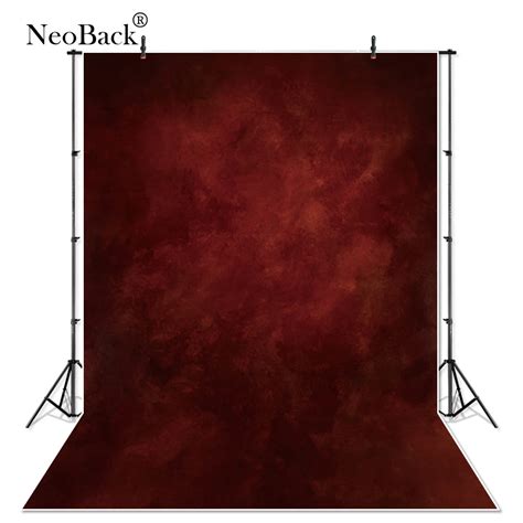 Thin Vinyl Cloth Burgundy Abstract Photography Backdrop Red Backgrounds Studio Portrait Photo ...