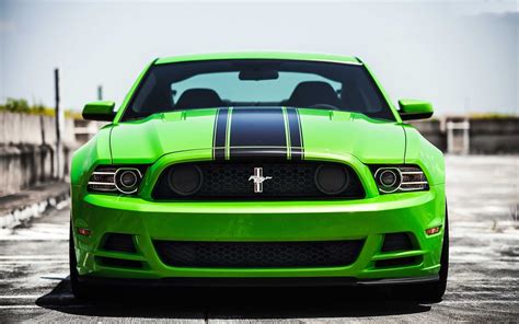 Wallpaper Green Ford mustang 1920x1200 HD Picture, Image