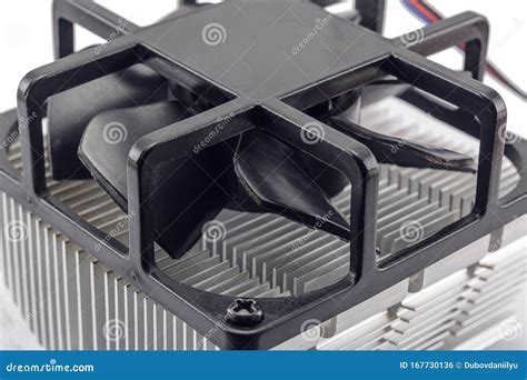 Computer CPU Cooling System Stock Photo - Image of equipment, radiator ...