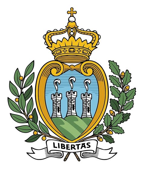 "SAN MARINO 1 - COAT OF ARMS" by magnus51 | Redbubble