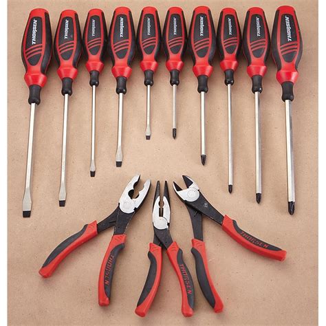 13 - Pc. Thorsen® Plier & Screwdriver Set - 222487, Hand Tools & Tool ...