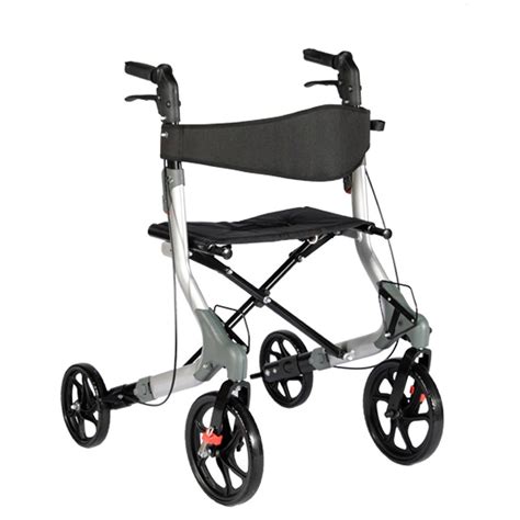 Supply Aluminum Compact Lightweight Folding Euro-Style Rollator Walker Wholesale Factory ...