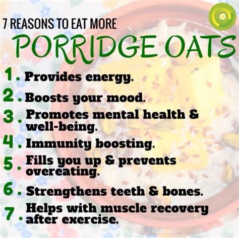 The power of porridge! Here's a delicious recipe that is bursting with these health benefits 😀 ...