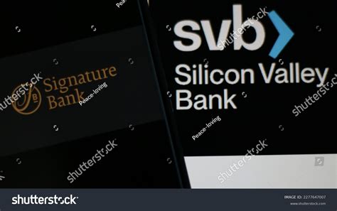 Signature Bank Logo Silicon Valley Bank Stock Photo 2277647007 ...