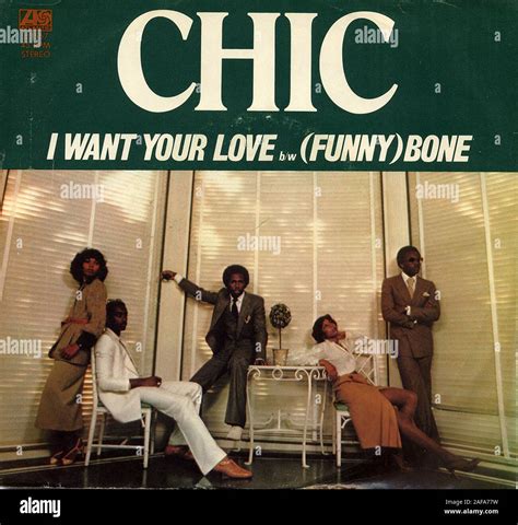 Chic - I Want Your Love - Vintage vinyl album cover Stock Photo - Alamy