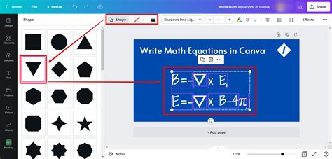 How Do You Write Math Equations in Canva? - WebsiteBuilderInsider.com