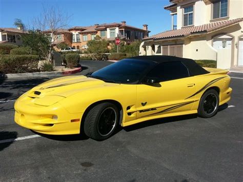 Find used 2002 Pontiac Firebird Trans Am Collector Edtition Convertible WS6 in Henderson, Nevada ...