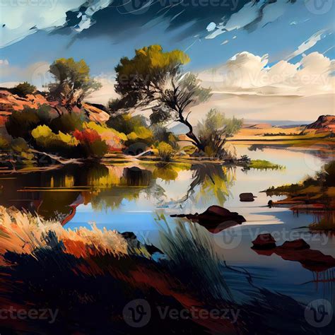 Landscape Art - 22416468 Stock Photo at Vecteezy