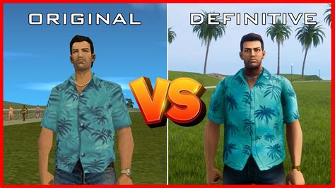 GTA Vice City - Original vs Definitive Edition - Comparison of Details! - YouTube