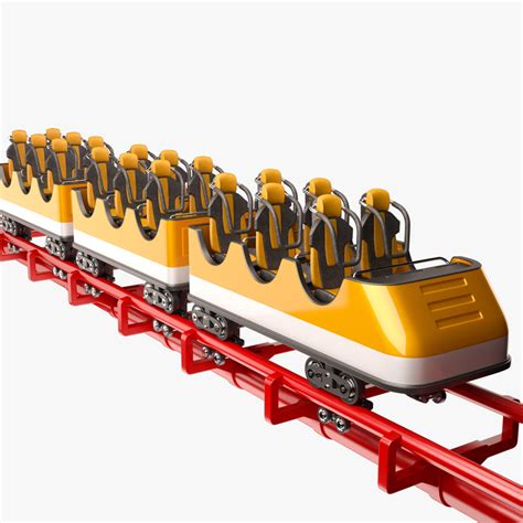 Roller coaster 3D model - TurboSquid 1211151